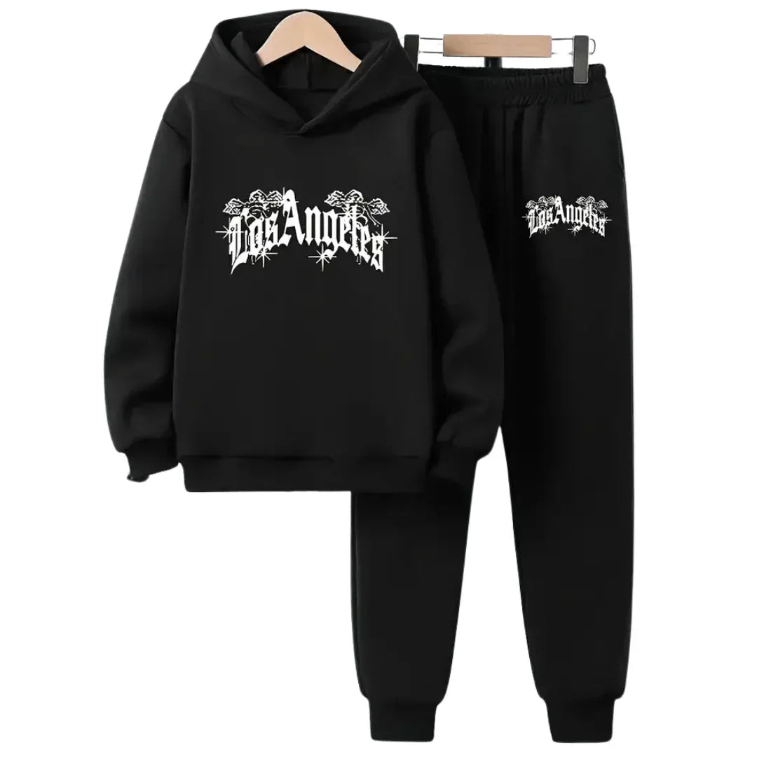 New Los Angeles Hoodie Tracksuit - Kin Trends