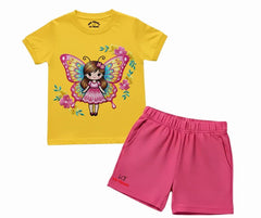 Butterfly Fairy D1 Shorts Set (Not Embroidered) | Mini Minors Kin Trends