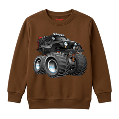 Extreme 4x4 Off-Road Monster Jeep Winter Crewneck Sweatshirt