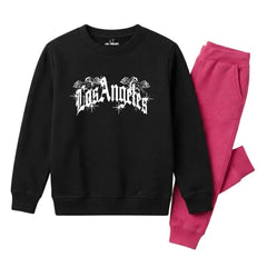 Los Angeles Gothic Girls Winter Tracksuit - 2 Pcs