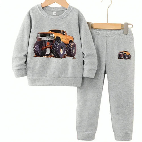 Racing Truck Fleece Tracksuit - Kin Trends