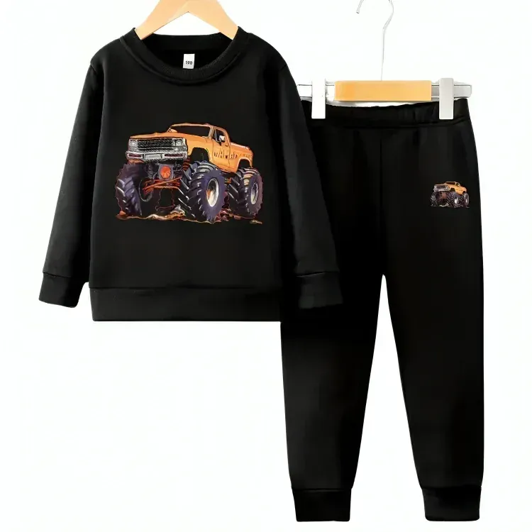 Racing Truck Fleece Tracksuit - Kin Trends