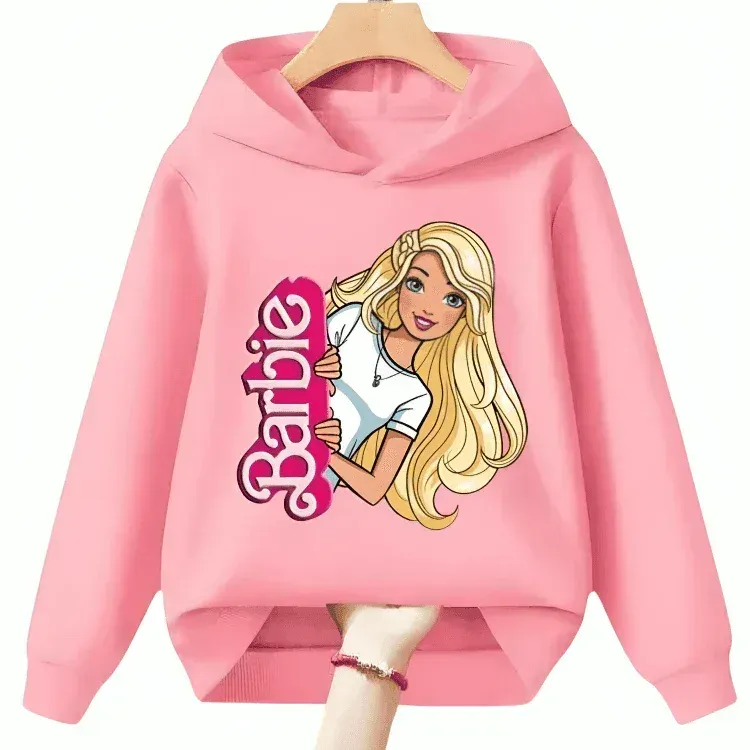 Barbie Fleece Hoodie D1 - Kin Trends
