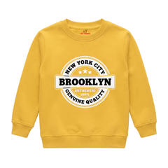 Brooklyn New York City Authentic Badge Crewneck Sweatshirt