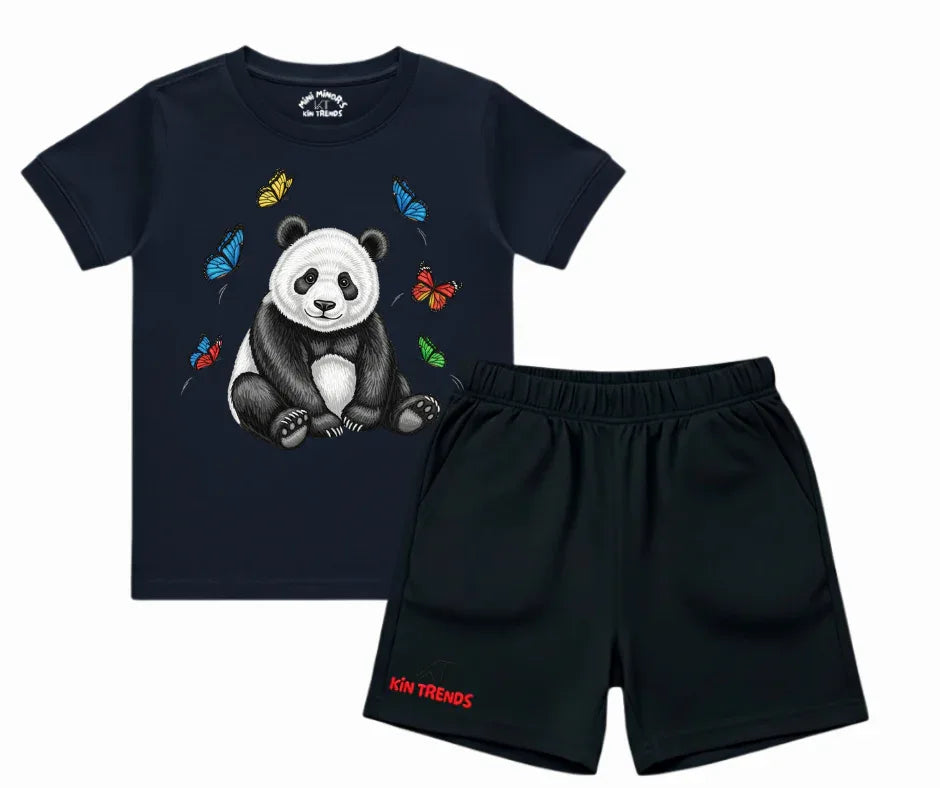 Cool Panda Shorts Set | Mini Minors Kintrends