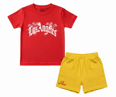 Los Angeles D2 Shorts Set | Mini Minors Kintrends