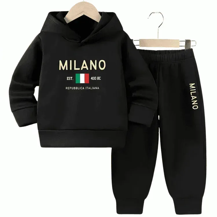 Mileno Fleece Hoodie Tracksuit - Kin Trends
