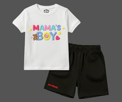 Mama's Boy Emb Shorts Set (Not Embroidered) | Mini Minors Kintrends
