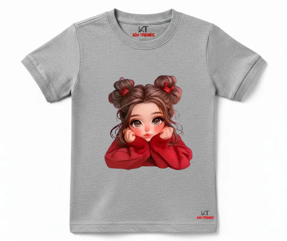 New Cute Doll Tee | Kids T shirt | Mini Minors Kin Trends | Kintrends