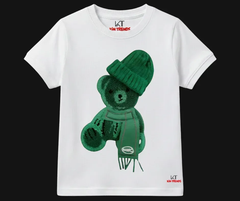 Greeny Bear Tee (Not Embroidered) Kids T shirt | Mini Minors Kin Trends | Kintrends