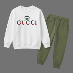 Classic GCi Kids Fleece Sweatshirt Set | Premium Kids Branded Tracksuit
