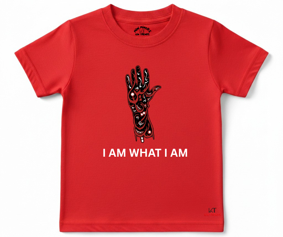 I am What I am Summer Half Sleeve Tee | Mini Minors Kintrends