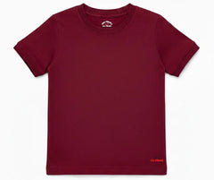 Maroon Color Plain T Shirt for kids | Mini Minors Kintrends
