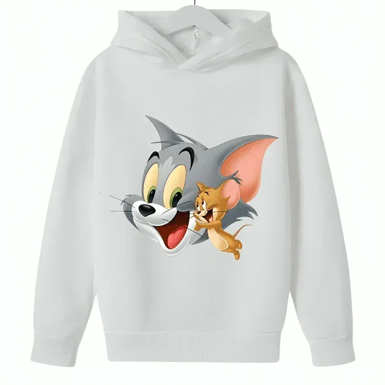Tom & Jerry Fleece Hoodie - Kin Trends