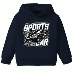 Sports Car Fleece Hoodie - Kin Trends