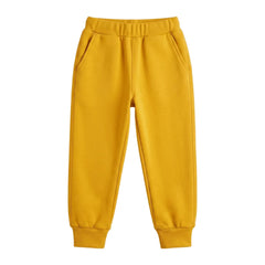 Yellow Fleece Winter trouser for boys and girls