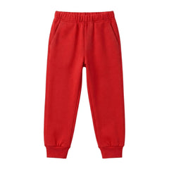 Red Fleece Winter trouser for boys and girls
