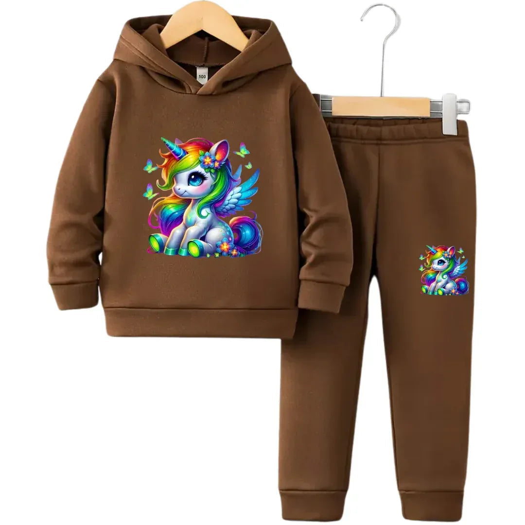 Colorful Unicorn Hoodie Tracksuit (Original) - Kin Trends