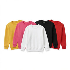 Pack Of 5 Kids Winter Fleece Sweatshirts Mega Value Pack - Kin Trends CC2