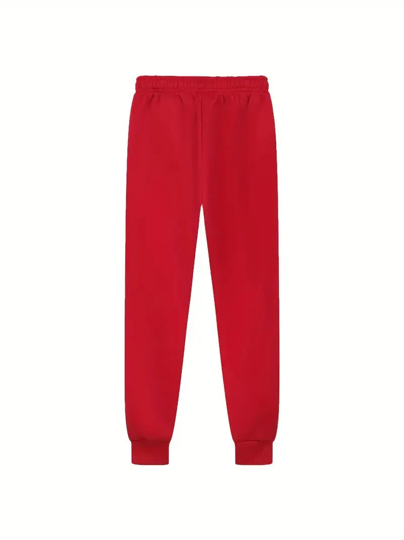 Red Fleece Trouser Winter trousers for boys and girls - Kin Trends